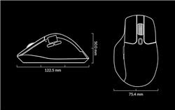 Keychron M6 Mouse, PixArt 3950, 8KHz Polling Rate (M6S-A23)