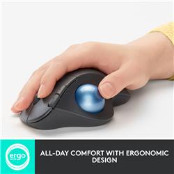 LOGITECH ERGO M575 Wireless Trackball - Black