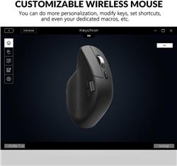 Keychron M6 Mouse, PixArt 3950, 8KHz Polling Rate (M6S-A23)