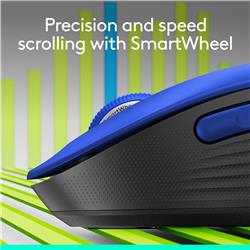 LOGITECH Signature M650 L  Wireless Mouse - Blue
