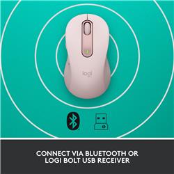 LOGITECH Signature M650 Wireless Mouse - Rose