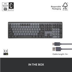 LOGITECH  MX Mechanical Wireless Keyboard (Tactile Quiet Switches)(Open Box)