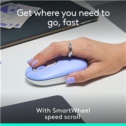 LOGITECH POP Wireless Mouse (Lilac)(Open Box)