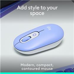 LOGITECH POP Wireless Mouse (Lilac)(Open Box)