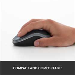 LOGITECH  M185 Wireless Mouse (Swift Gray)