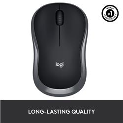 LOGITECH  M185 Wireless Mouse (Swift Gray)