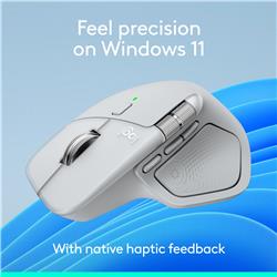LOGITECH MX Master 4 Droitier Souris ergonomique - Pale Grey