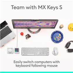 LOGITECH MX Master 4 Right-handed Ergonomic Mice - Pale Grey