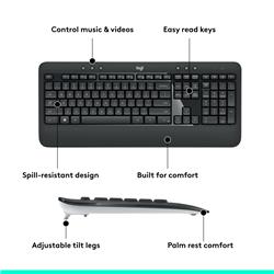LOGITECH (MK540 Advanced) - Ensemble clavier/souris sans fil français