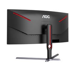 AOC CU34G3S, 34", QHD (3440 x 1440), moniteur de jeu incurvé 165 Hz