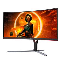 AOC CU34G3S, 34", QHD (3440 x 1440) ,165Hz Curved Gaming Monitor