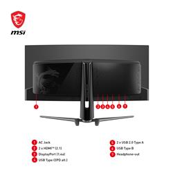 MSI QD-OLED 34" 175Hz 0.03ms, 3440 x1440 (UWQHD) Curved Gaming Monitor