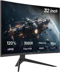 Skytech 32'' QHD 2K 2560 x 1440 180hz Height Adjustable Gaming Monitor