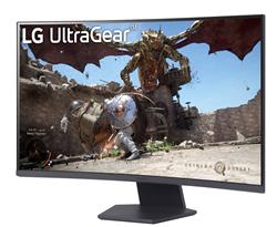 LG UltraGear 32" QHD 2560x1440 VA Curved 180Hz 1ms Gaming Monitor(Open Box)