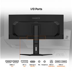 Gigabyte 34" WQHD 3440x1440 QD- OLED 240Hz 0.03ms (GTG) Gaming Monitor