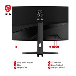 MSI MAG 31.5" 4K VA Curve 1500R 160Hz 1ms(MPRT) Gaming Monitor