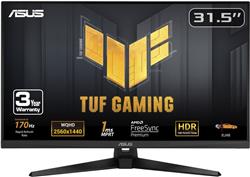 ASUS TUF Gaming 32" QHD 2560x1440 VA 170Hz 1ms (MPRT) Gaming Monitor