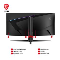 MSI MAG 34" UWQHD 3440x1440 incurvé VA 180Hz 1ms(MPRT) Moniteur de jeu