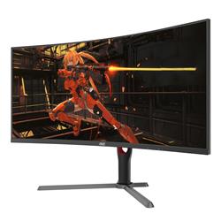 AOC 34" TFT 3440x1440 VA incurvé 165 Hz 1 ms (MPRT) Moniteur de jeu(Open Box)