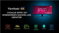 ViewSonic 34" UWQHD 3440x1440 VA 180Hz 1ms (MPRT) Moniteur de jeu