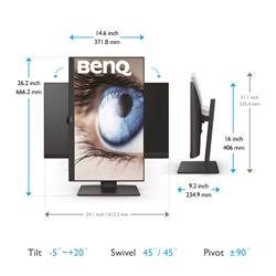 BenQ GW2785TC 27" 1080p FHD IPS Monitor│USB-C│Noise Cancellation Mic│Built-in Speakers│Eye-Care│Ergonomic│ Daisy Chain(Open ...