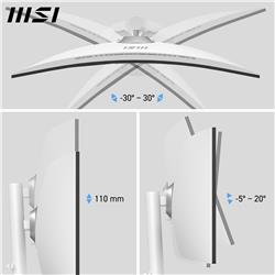 MSI Modern MD342CQPW 34"  UWQHD Curved VA 120Hz 1ms White Monitor