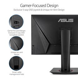 ASUS VG278QR 27” Gaming Monitor 165Hz Full HD 0.5ms G-SYNC EyeCare DP(Open Box)