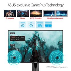 ASUS VG278QR 27” Gaming Monitor 165Hz Full HD 0.5ms G-SYNC EyeCare DP(Open Box)