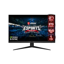 MSI Optix G273 27” 16:9, IPS, G-Sync Compatible, 165Hz, FHD, Monitor(Open Box)