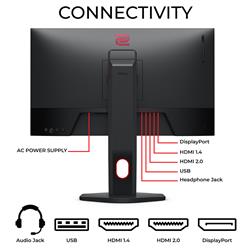 25IN ZOWIE XL2540K GAMING MONITOR 1920X1080 240Hz 0.5ms