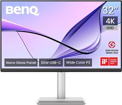 BenQ Moniteur 31,5" 4K 60 Hz 5 ms IPS LED Nano Gloss pour MacBook