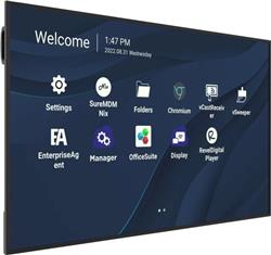 AFFICHAGE DE PRÉSENTATION SANS FIL VIEWSONIC 75 4K UHD FONCTIONNEMENT 24h/24 et 7j/7