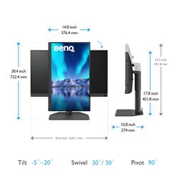 BenQ SW272U 27" 4K 3840x2160 IPS 60Hz 5ms Creator Monitor