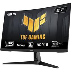 ASUS TUF 27" WQHD Curved VA 165Hz 1ms (GTG) Gaming Monitor