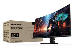 GIGABYTE GS27QC 27" 165Hz 1440P Curved Gaming Monitor, 2560 x 1440 VA(Open Box)