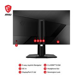 MSI G272QPF E2 27" 16:9 Rapid IPS Monitor 180Hz 1ms QHD Gaming Monitor(Open Box)