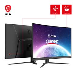 MSI 27" FHD 1920x1080 VA 250Hz 1ms (MPRT) Curved Gaming Monitor