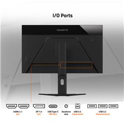 Gigabyte M27UA 27" UHD 3840x2160 SS IPS 160Hz 1ms MPRT Gaming Monitor