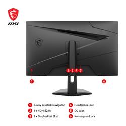 MSI G274F 27" FHD 1920x1080 Rapid IPS 180Hz 1ms (GtG) Gaming Monitor