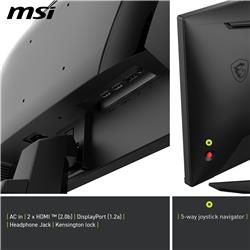 MSI MAG 255F E20 25" FHD 1920 x 1080  IPS 200Hz 0.5ms Gaming Monitor(Open Box)