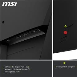 MSI 27" 2560 x 1440 VA Curved 180Hz Gaming Monitor