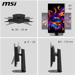 MSI MAG 272QP QD-OLED X50 2560 x 1440 QD- OLED 500Hz de jeu Moniteur