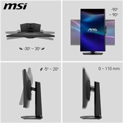 MSI MAG 27 po UHD Mini-LED IPS à double mode 160Hz de jeu Moniteur(Open Box)