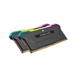 CORSAIR Vengeance RGB Pro SL 16GB (2x8GB) DDR4 3200MHz CL16 Black Desktop Memory (CMH16GX4M2E3200C16)