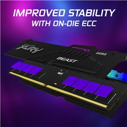 Kingston FURY Beast RGB 32GB (2x16GB) DDR5 5200MHz CL40 UDIMM