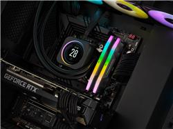 CORSAIR Vengeance RGB 64GB (4x16GB) DDR5 6400MHz CL32 Desktop Memory