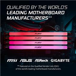 Kingston FURY Renegade RGB 32 Go (2x16 Go) DDR5 6800MHz CL36 UDIMM
