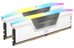 CORSAIR Vengeance RGB 64GB (2x32GB) DDR5 6000MHz CL30 White