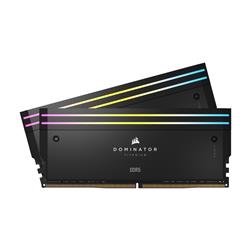 CORSAIR DOMINATOR TITANIUM RGB 96 Go (2x48 Go) DDR5 6800MHz CL40 UDIMM