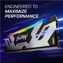 KINGSTON FURY Renegade RGB 96GB (2x48GB) DDR5 6400MHz CL32 UDIMM